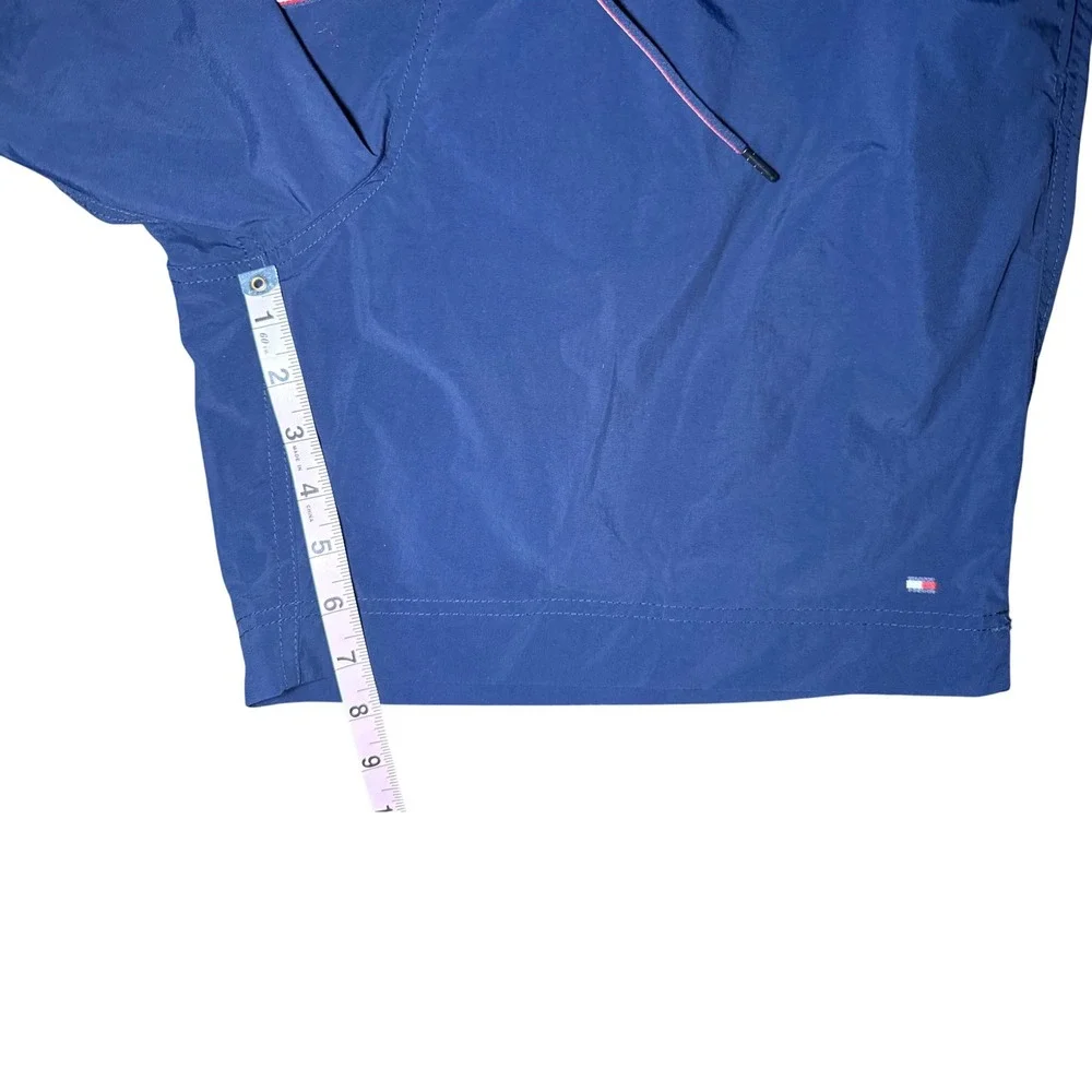 Tommy Hilfiger Swim Trunks Men XXL Navy Blue Mesh Lined Drawstring NWT